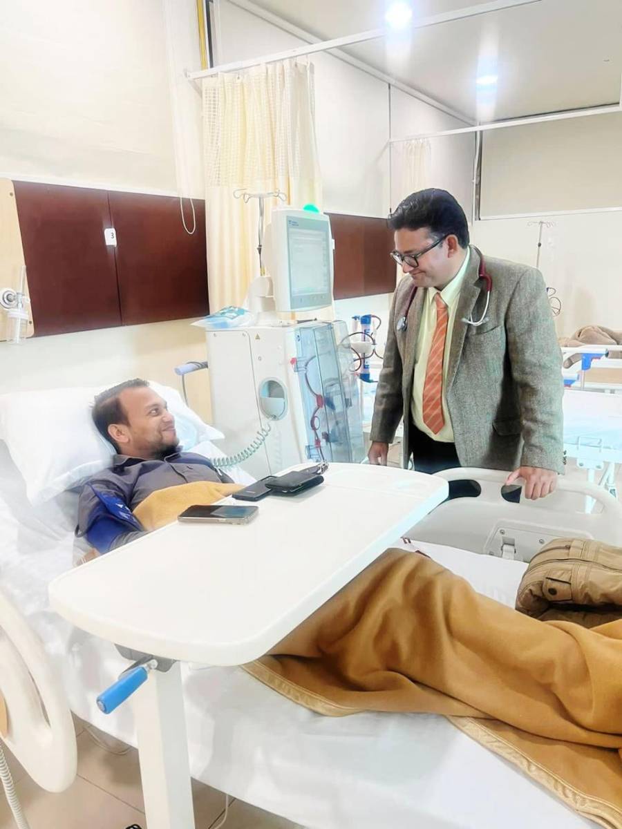 Dr. Bhatt in clinical practice